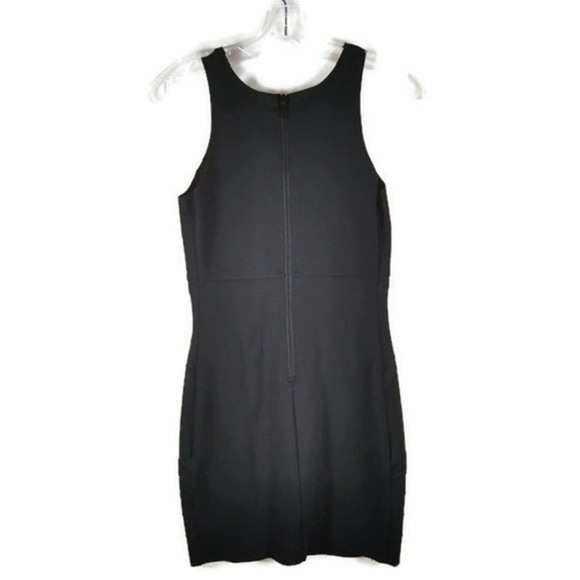 Maje Denier Raw Hem Dress in Black - Picture 4 of 7